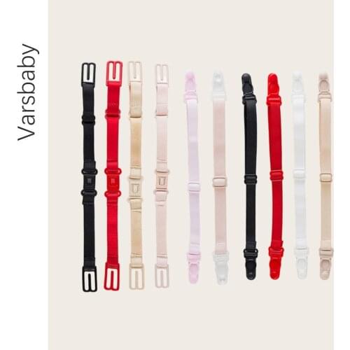 Varsbaby Fashion Adjustable Non-Slip Bra Strap Elastic Clips Holder Buckle Bra Clip Fixed Hide Accessories Skid-Proof Female Sho