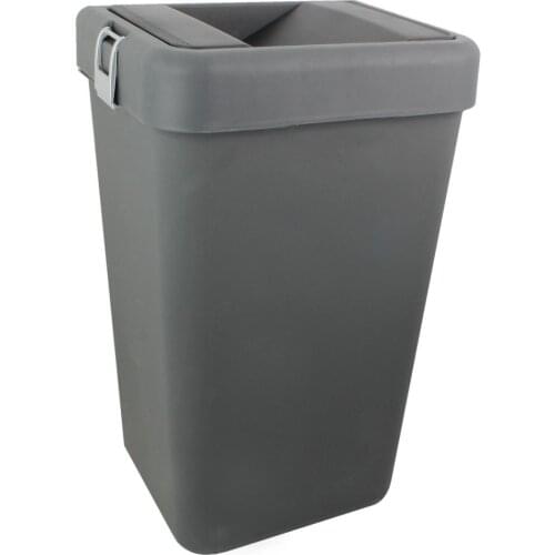 Motek 40 Litre Hassas Kapaklı Tek Gözlü Çöp Kovası