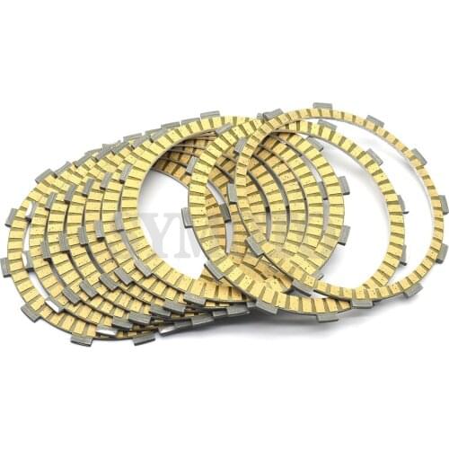 9Pcs Clutch Friction Plates Kits For Harley Dyna Fat Bob Road King Glide Ultra Heritage Softail Custom Breakout FXSB Rocker FXCW