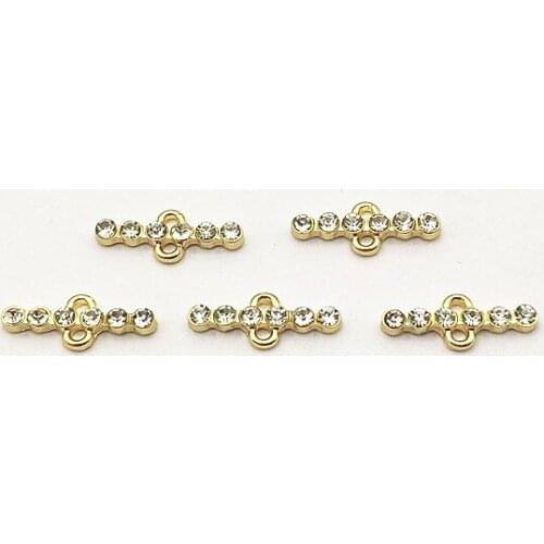 New arrival! 7x17mm 100pcs Rhinestone Connector for Earrings DIY making parts,Jewelry Accessories Findings & Components