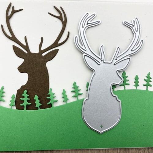 New Design Craft Metal Cutting Dies Christmas Deer Decoration Scrapbook Die Cuts Album Paper Card Craft Embossing Die Cuts