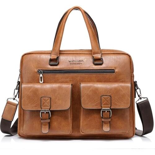 Briefcase Bags for Men Business Fashion Office Handbags Messenger Bag Mens Briefcase 14' Laptop Bag Bags Shoulder Bags for Men
