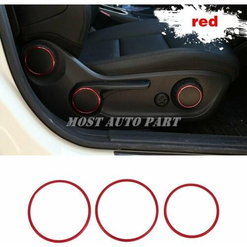 Aluminium Alloy Interior Seat Adjust Button Ring Trim For Mercedes Benz A B CLA GLA Clase 200 220 260 W176 W117 W246 C117 A180