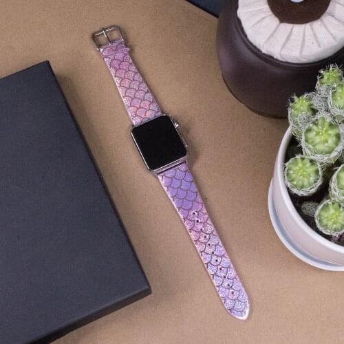 Strap for apple watch 5 4 band Genuine leather loop 42mm 38mm watchband for iwatch 44mm 40mm 5/4/3/2/1 bracelet accessories
