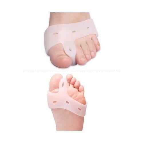 Foot Care Silicone Gel Fingers Toe Separator Thumb Valgus Protector Bunion Adjuster Hallux Valgus Guard jk17