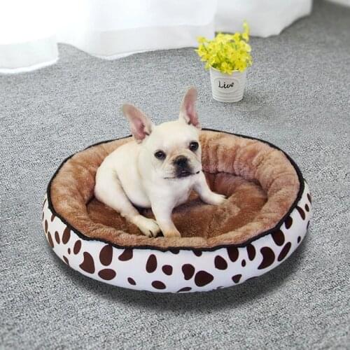 Dog Bed Warming Kennel Pet Floppy Comfy Plush Cushion Nonslip Bottom Dog Beds for Large Small Dogs House Yorkshire Terrier