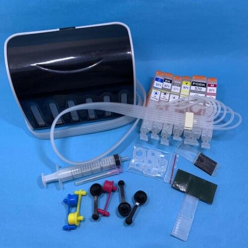 YOTAT CISS ink cartridge PGI-570 CLI-571 for Canon PIXMA MG7750 MG7751 MG7752 MG7753 TS9055 TS8050 TS8051 TS8052 (Europe)