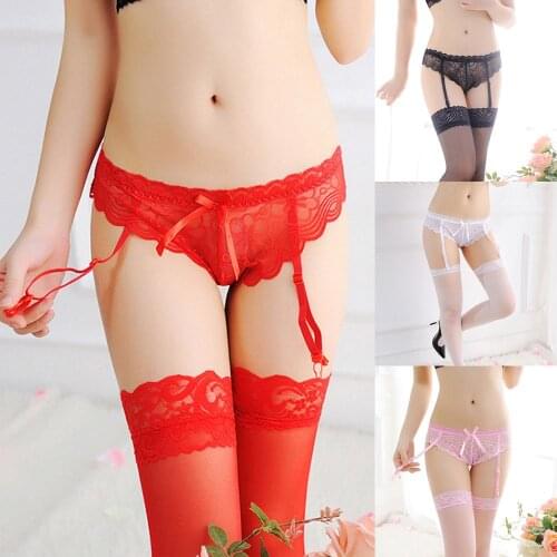 1Pair Hot Sale Fashion Sexy Women Sheer Lace Top Thigh-Highs Stockings & Garter Belt Suspender Set Clothing Accessories 6 Colors
