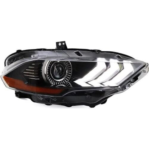 2018-2019 for Ford Mustang Headlight Assembly New Mustang American Standard Headlight Retrofit LED Daytime Running Light