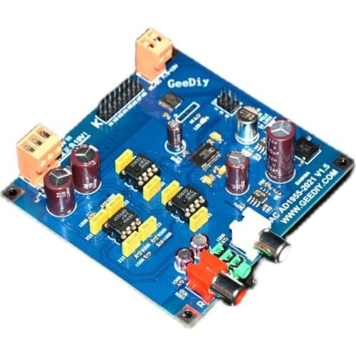 2021 version AD1955 DAC decoder I2S input 24bit 192K I2S LJ RJ