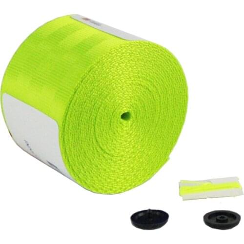 3.6 meters Red 3 Point Car Seat Belt Harness Racing Safety Seat Belt Car Webbing Fabric Harness For BMW Ford VW golf Toyota