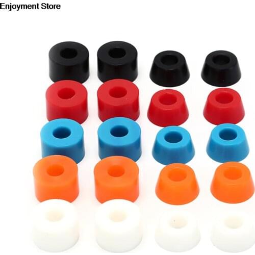 4pcs Skateboard Bushings(Two Cylinder-Shaped,two Cone-Shaped)