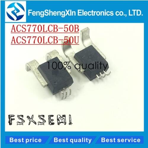 5pcs/lot ACS770LCB-50B ACS770LCB-50U ACS770LCB-50U-PFF-T 5-CBLeads SENSOR CURRENT HALL 50A DC