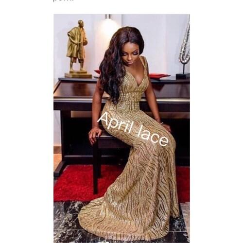 5 yards nw01 champagne gold dobby sexy glued sparkle glitter mesh net tulle lace fabric for sawing /evening dress