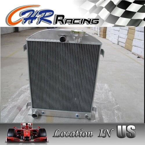 64mm 3 core for 1932 FORD HIBOY HI-BOY FORD engine aluminum radiator