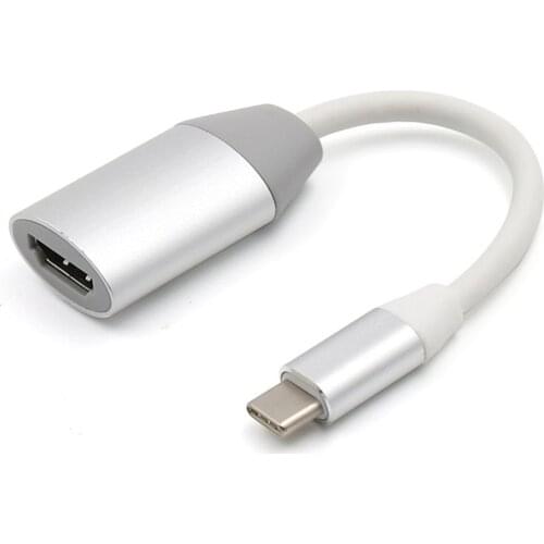 USB-C Video Adapter Cable Type C To HDMI-Compatible Converter Adapter Supports 5.4 Gbps, 2.7 Gbps, 1.62 Gbps For Laptop