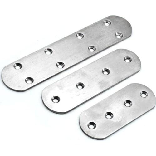 Flat Repair Joining Brace Mending Fixing Plate Bracket Connector -Pack of 2