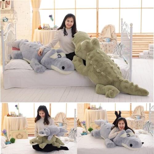 Big Crocodile Costume Alligator Plush Giant Stuffed Animals Pillow Soft Toys Stuffed Animals Cushion Pillow