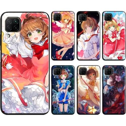 Card Captor Sakuras Anime Case For Huawei P30 Lite P40 P20 Pro P Smart 2021 2019 Mate 20 10 Lite Back Cover Shell