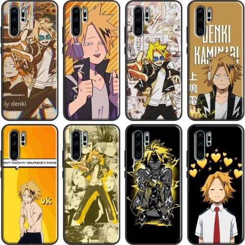 Denki Kaminari My Hero Academia Case For Huawei P20 P30 P40 Lite P Smart 2019 2021 Nova 5T Honor 20 Pro 8A 8X 9X 10i Coque