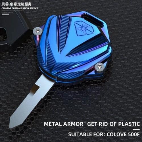 Spirit Beast Motorcycle Key Shell Modification engine switch lock key cover key handle shell For COLOVE 500F