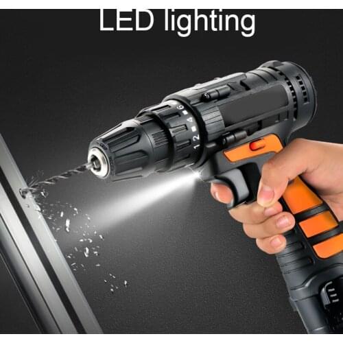 Electric Screw Driver Drill Cordless Drill Woodworking Tool Rechargeable Woodworking Drills Tools