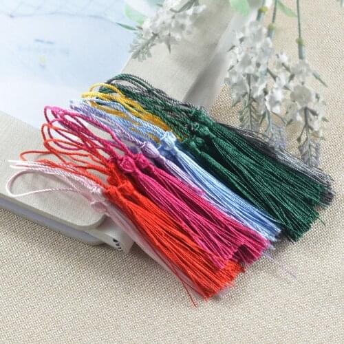 30 Pieces Silky Handmade Soft Fiber Tassels for Souvenir, Bookmarks Accessory ,Gifts