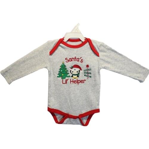 Newborn Ropa De Bebe Bodysuits wholesale 0-6m Newborm Baby Clothes Baby Christmas Santas Clothes Baby Wear Rompers For Boy Girl