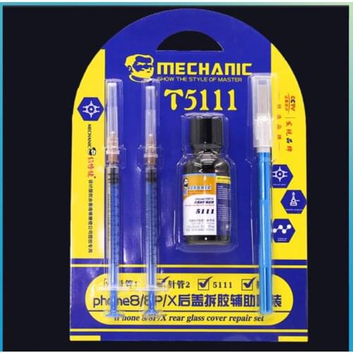 MECHANIC T5111 20ML/bottle Back cover disassembly auxiliary liquid for iPhone 8/8P/X Glass Glue Remover mobile phone repair
