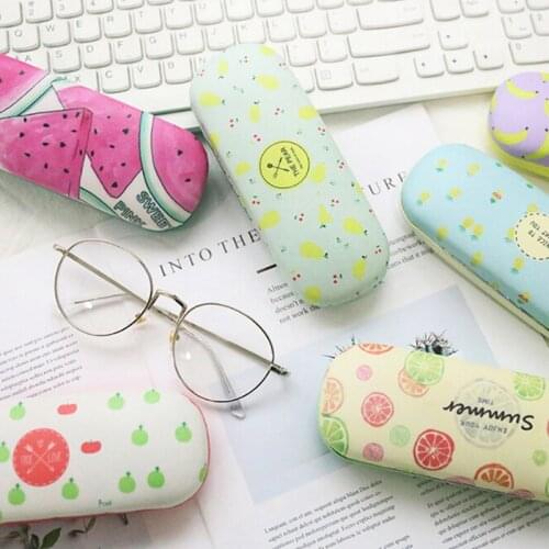 Cute Fruite Sunglasses Pouch For Women And Men Portable Reading Glasses Box Hard Glasses Case For Glasses