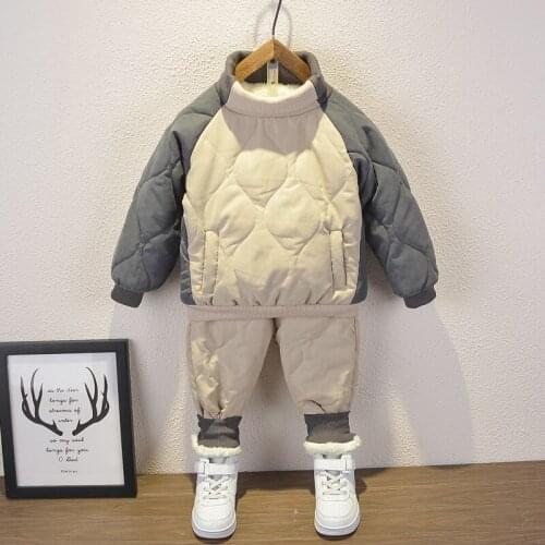 Fashion Baby Boy Winter Clothes Set Long Sleeve Boutique Clothing Tracksuit 2 piece Set Ropa Baby Nino Childrens Sets BE50DD