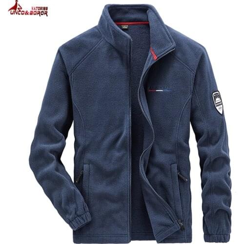 Winter Jacket Men Streetwear Tactical Softshell Fleece Jacket Outwear Tourism Mountain Bomber Jackets Parkas Coat Men Clothing