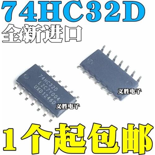 5PCS New and original 74HC32D 74HC32 SOP14 42input or gate chip SOP - 14 patch logic chip IC, logic gate road input 2 or 4 strip