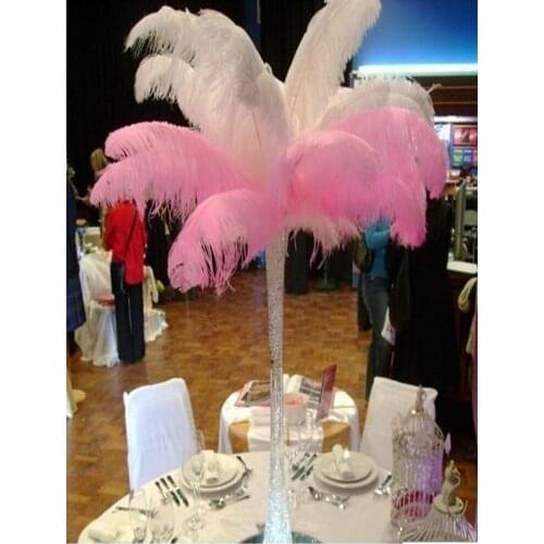 New Arrival 55-60 CM /22-24" Large Ostrich Feather Plume DIY Craft For Christmas Wedding Party Table Decoration AA Grade