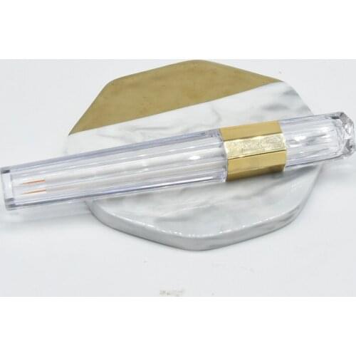 New 3ml Mini Empty Eyelashes Tube Mascara Eyeliner Vials Bottle Eyelashes Glue Container with Brush Empty Cosmetic Containers