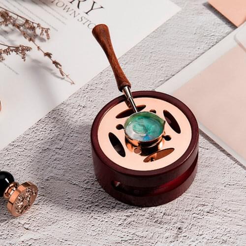 Retro Sealing Wax Furnace Stove Tripod Fire Paint Wax Seal Stamp Stick Warmer Wax Furnace Stove Pot Melting Glue Furnace Tool