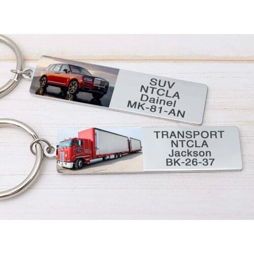 Personalised Car keychain,Handmade Car Keyring,Custom Car keychain,License Plate Keychain,Gift for Him