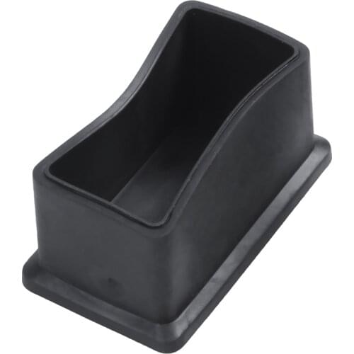 Rubber Chair Table Foot Cover Furniture Leg Protectors 25x50mm 10 Pcs