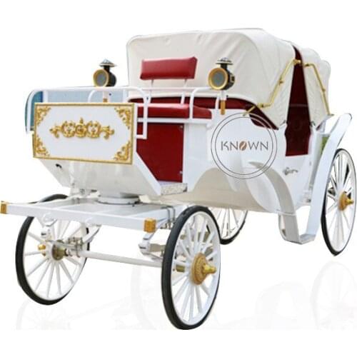 Luxury Horse Drawn Saddle Carriage Royal Wedding Victorian Touring Sightseeing Cart for Sale USA