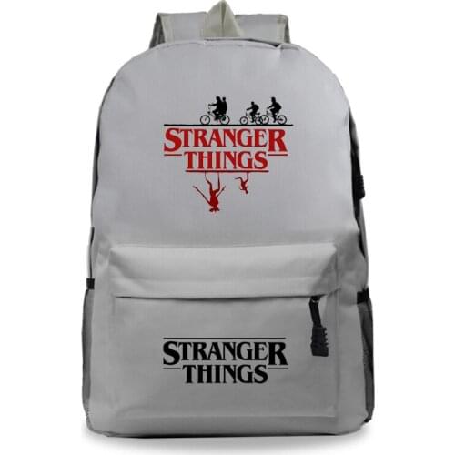 New Fashion Stranger Things 3 Back to School Backpack Children Teens Student Bookbag Daily Backpack Cartoon Mochila Bag Gift