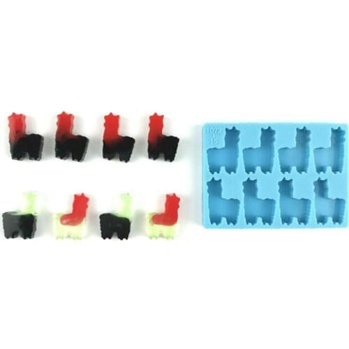 Alpaca Earrings Epoxy Resin Mold Ear Studs Casting Silicone Mould DIY Crafts Jewelry Pendant Casting Tools