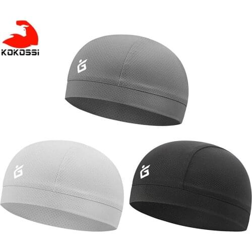 KoKossi Breathable Summer Cycling Caps Skin-friendly Ice Fabric Anti-UV Bicycle Head Scarf Helmet Sports Fishing Running Hats