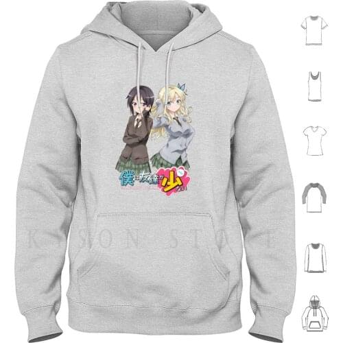 Haganai Boku Wa Tomodachi Ga Sukunai Sena Kashiwazaki & Yozora Mikazuki Hoodie Long Sleeve Haganai Haganai Next Sena