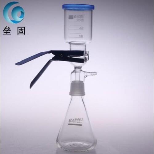 Vacuum Suction Filter Device Sand core filtration devices solvent filter filtration device 1000ml high borosilicate
