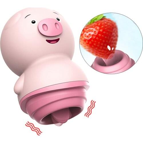 Pig Tongue Lick Women Vibrator Tongue Vibrating Clitoris Vagina Massage Sex Toys For Woman Female Masturbator Vibrators