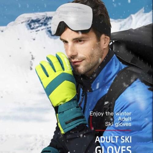 Winter Outdoor Motorcycle Riding Gloves Ski Gloves Waterproof Windproof -30℃ Sport Keep Gloves Snowmobile Motorcycle Gloves