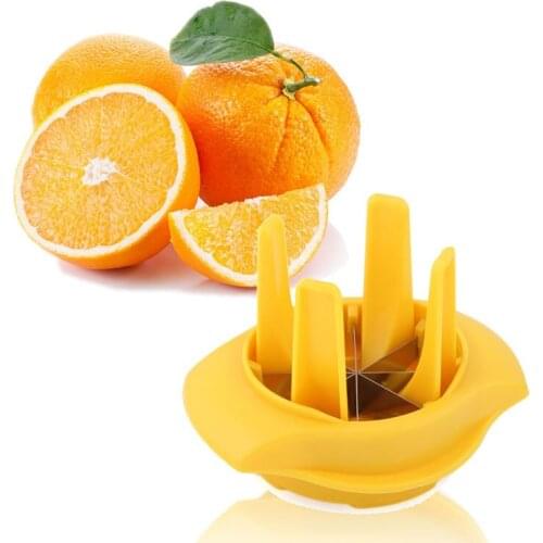 1PC Lemon Lime Orange Slicer Wedger Cutter Squeezer Fruit Garnish Peelers Splitter Kitchen Tool Creative Orange Easy KX 021