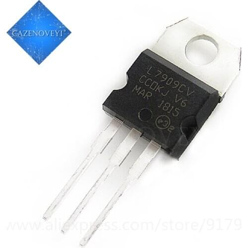 10pcs/lot 7909 L7909 L7909CV TO-220 9V / 1.5A three-terminal regulator new original In Stock