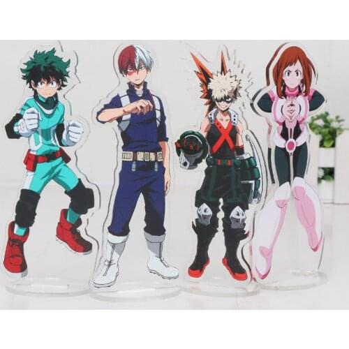 14cm Anime My Hero Academia Boku no Hero Akademia Izuku Acrylic Stand Model Toys Action Figure Pendant toy double-side