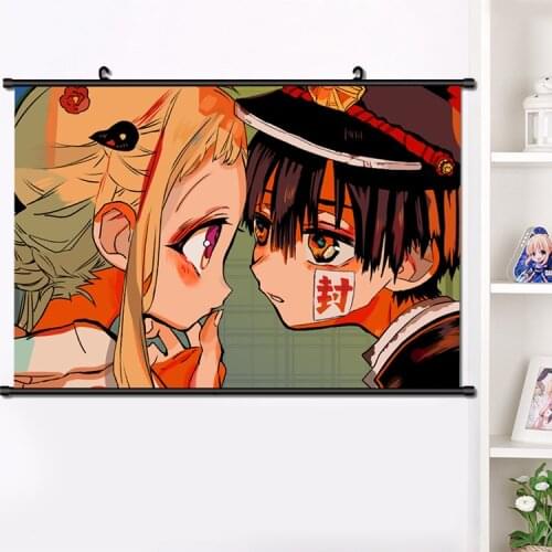 Anime Toilet-Bound Hanako-kun Jibaku Shounen Hanako Wall Scroll Poster Manga Wall Hanging Poster Fashion Home Decor Art 40*60cm